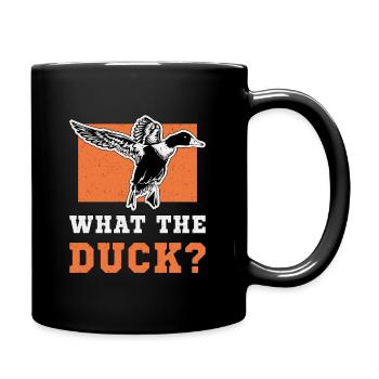 Bird Watching What The Duck Vintage Bird Watcher - Full Colour Mug - black - Right