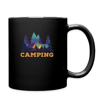 Camping Camping Campsite Camping - Full Colour Mug - black - Right