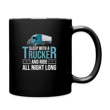Truck Driver Truck Driver Truck Driver Trucker - Full Colour Mug - black - Right