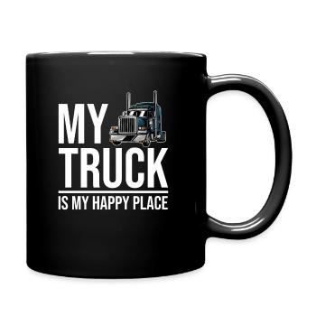 Truck Driver Truck Driver Truck Driver Trucker - Full Colour Mug - black - Right