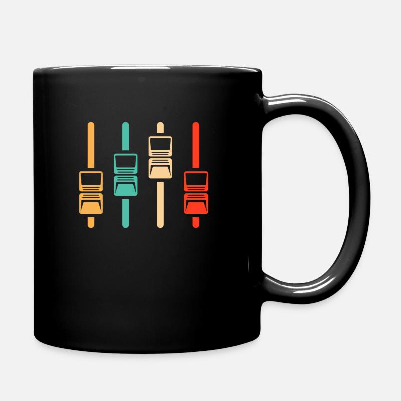 Rétro-tontechnicien Sound Vintage Audio Engineer - Mug uni - noir