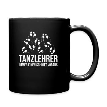 Tanzen Tänzer Tanz - Tasse einfarbig - Schwarz - Rechts