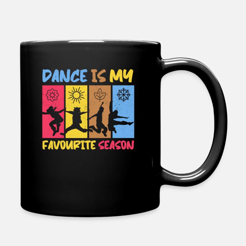 Tanzen Tänzer Tanz - Tasse einfarbig - Schwarz