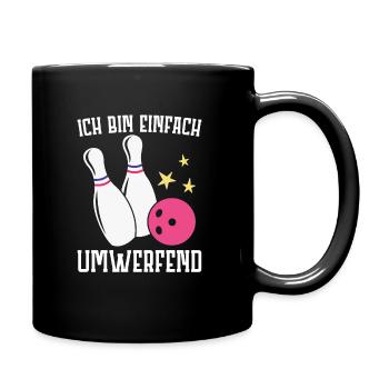 Bowling - Tasse einfarbig - Schwarz - Rechts