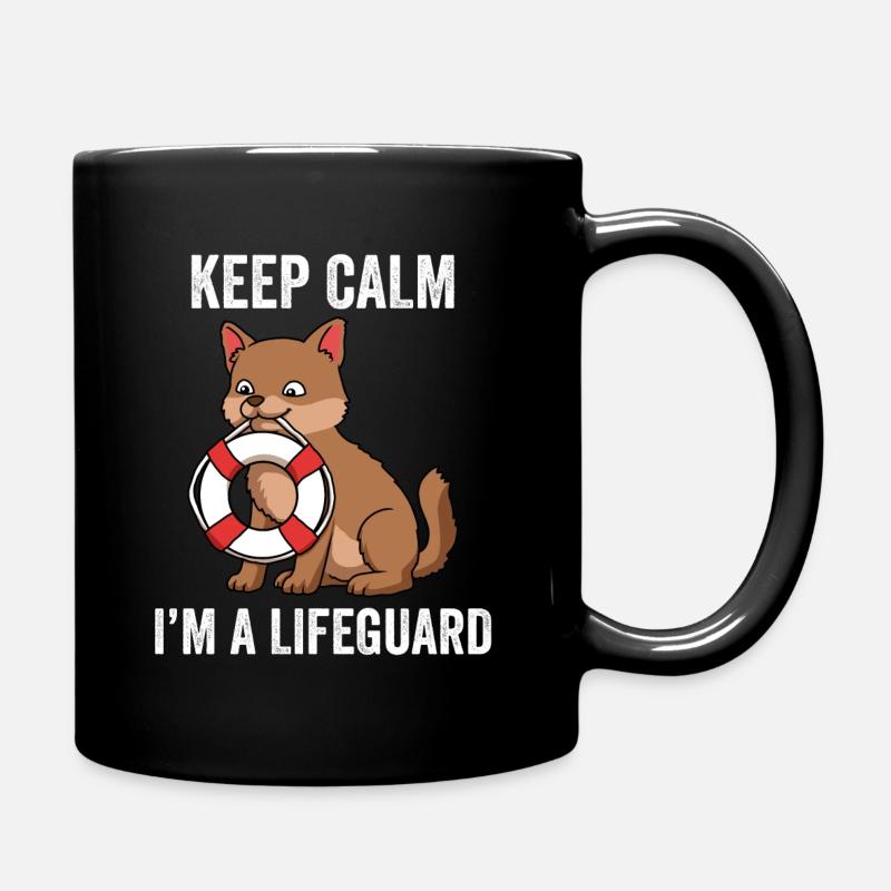 Im A Lifeguard Rettungsschwimmer Geschenk - Tasse einfarbig - Schwarz