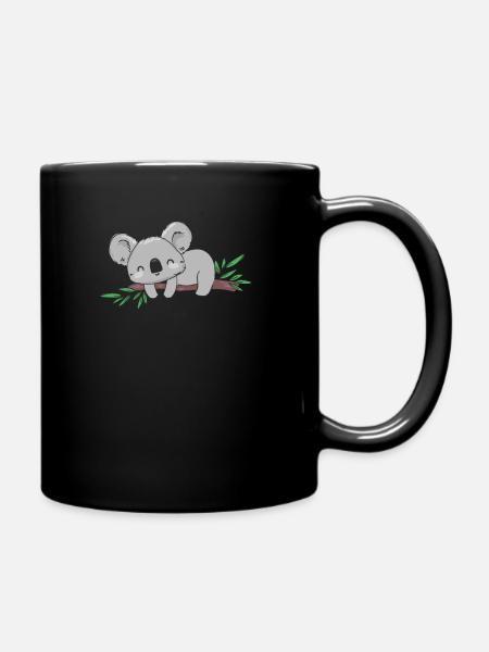 Koala Koala Bear - Full Colour Mug - black