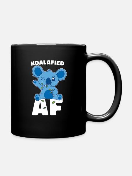 Koala Koala Bear - Full Colour Mug - black