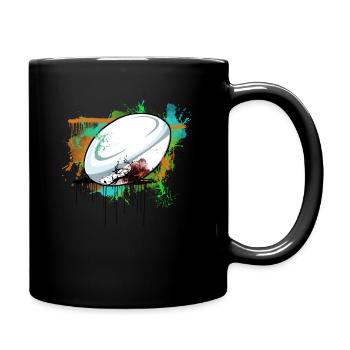 Rugby - Mug uni - noir - Droite