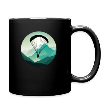 Paragliding Paragliding Paragliding Paragliding - Full Colour Mug - black - Right