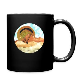 Paragliding Paragliding Paragliding Paragliding - Full Colour Mug - black - Right