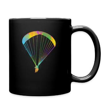 Paragliding Paragliding Paragliding Paragliding - Full Colour Mug - black - Right