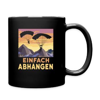 Paragliding Paragliding Paragliding Paragliding - Full Colour Mug - black - Right