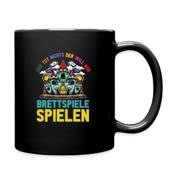 Brettspiel - Tasse einfarbig - Schwarz - Rechts