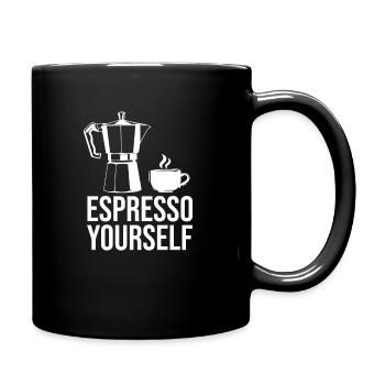 Coffee Coffee Drinker Coffee Lovers - Full Colour Mug - black - Right