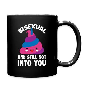 Bisexual And Still Not Into You Bisexual Gift - Full Colour Mug - black - Right