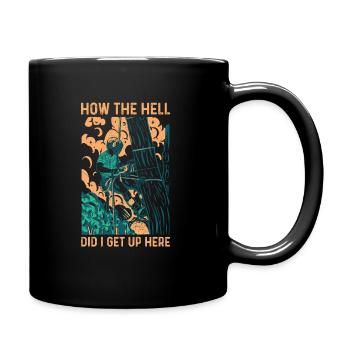 Baumklettern Baumpfleger Arborist Baumkletterer - Tasse einfarbig - Schwarz - Rechts