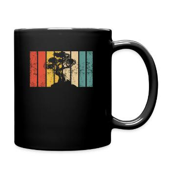 Retro Bonsai Arbre Vintage Bonsai - Mug uni - noir - Droite