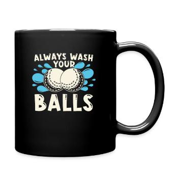 Golf Golfer Golfer Golfer Golf Course - Full Colour Mug - black - Right