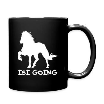 Chevaux islandais Isi Chevaux d’Islande Proverbe Chevaux - Mug uni - noir - Droite