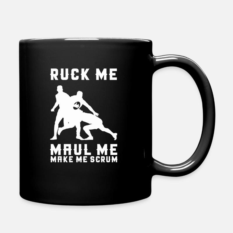 Rugby - Full Colour Mug - black