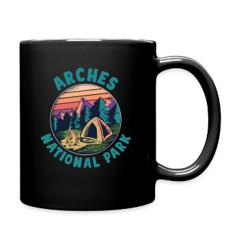 États-Unis États-Unis Parc national - Mug uni - noir - Droite