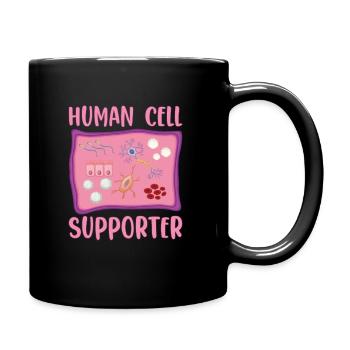 Biologie Biologe Wissenschaftler - Tasse einfarbig - Schwarz - Rechts