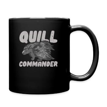 Porc-épic - Mug uni - noir - Droite
