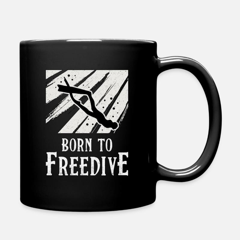 Apnée Plongée Apnéiste Cadeau d’apnée - Mug uni - noir