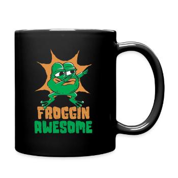 Dabbing Frog Frog Cadeau - Mug uni - noir - Droite