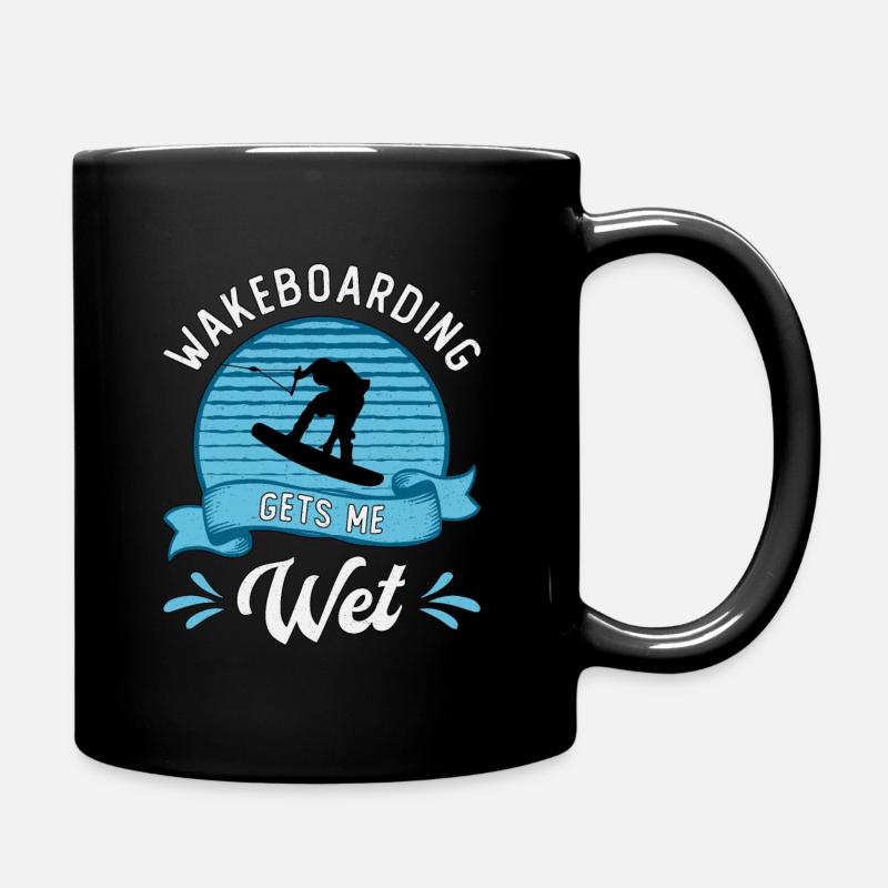 Wakeboarding Wakeboarding Wakeboarding Wake Gift - Full Colour Mug - black