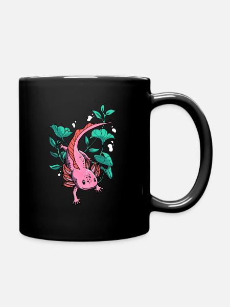 Salamandre Axolotl - Mug uni - noir