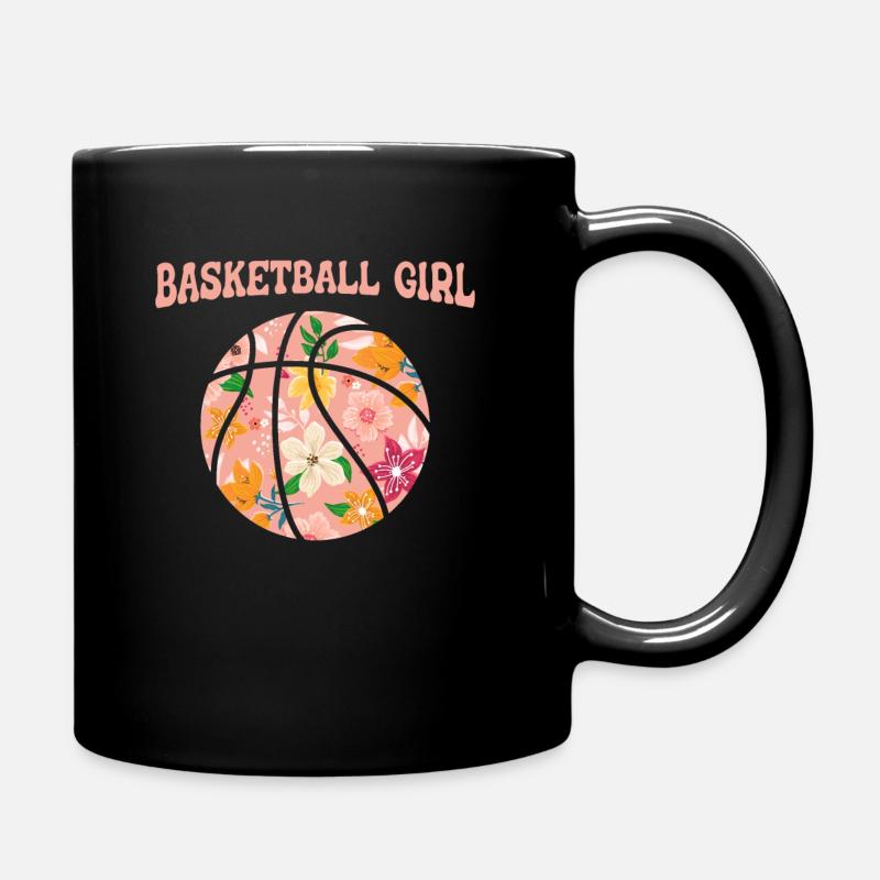 Basketball Basketballer - Tasse einfarbig - Schwarz