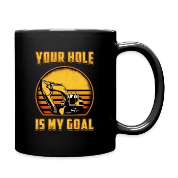 Excavator Construction Worker Excavator Driver Excavator Gift - Full Colour Mug - black - Right