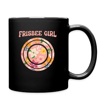 Frisbee - Tasse einfarbig - Schwarz - Rechts
