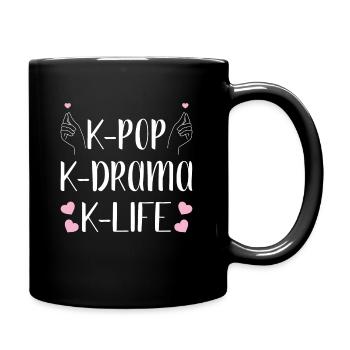 K-Drama Kdrama Drame coréen Corée Hallyu K-Drama - Mug uni - noir - Droite