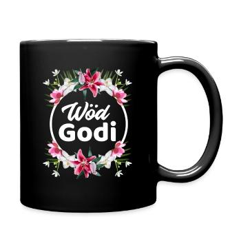 Tolle Godi Wöd Godi Patentante Österreich Sprüche - Tasse einfarbig - Schwarz - Rechts