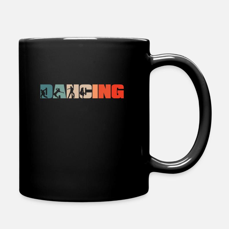 Retro Tanzen Tänzer Vintage Tanz - Tasse einfarbig - Schwarz