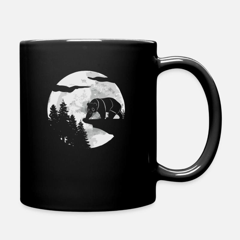 Panda Pandabär - Tasse einfarbig - Schwarz