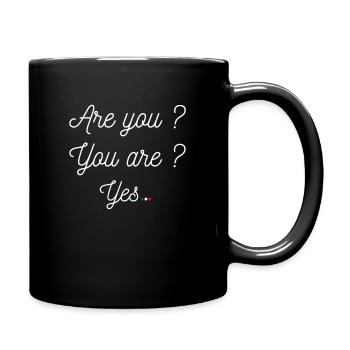 Are you? You are? film replica - Full Colour Mug - black - Right
