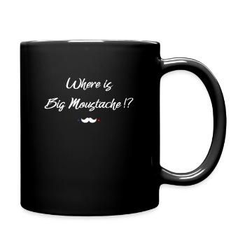Where is big mustache? replica film - Full Colour Mug - black - Right