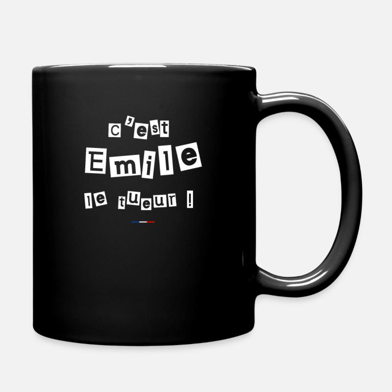 C'est Emile le tueur replique de film - Mug uni - noir