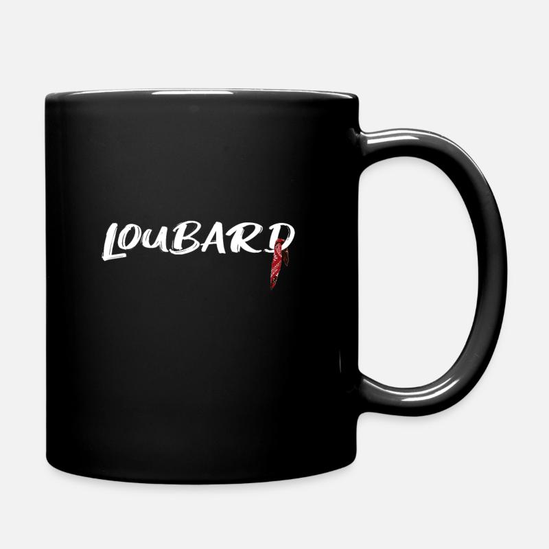 Loubard - Hommage bandana rouge - Mug uni - noir