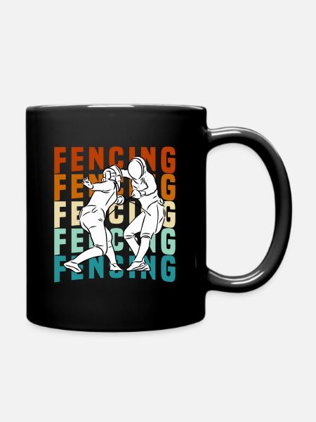 Escrime - Escrime Rétro - Mug uni - noir