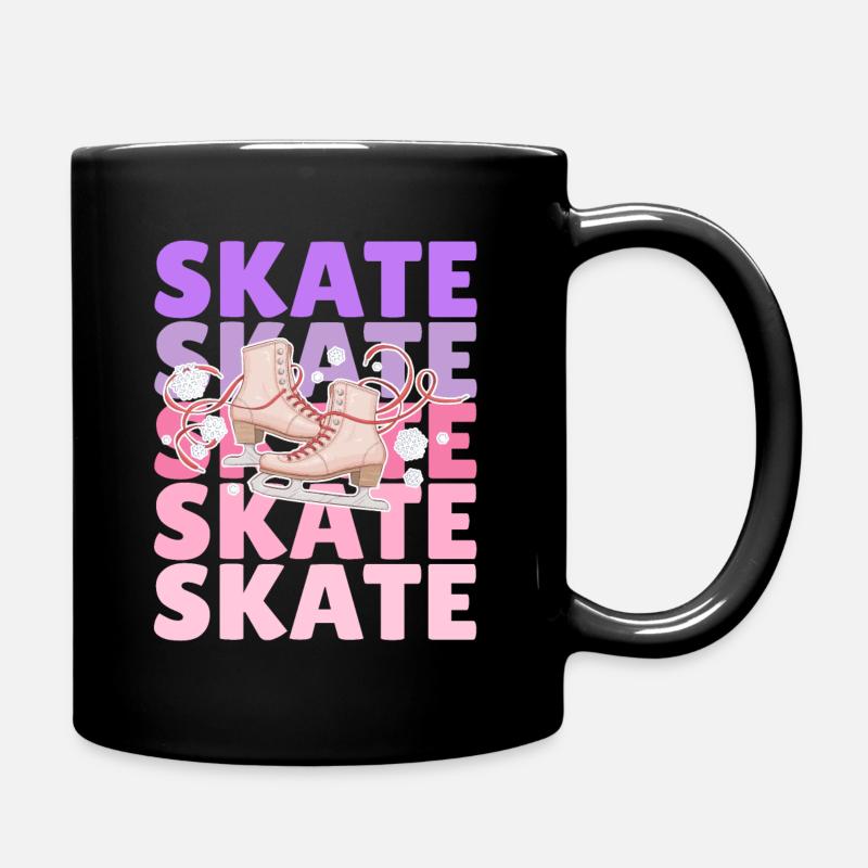 Eiskunstlauf - Skate - Tasse einfarbig - Schwarz