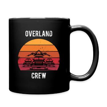 Overland Crew Offroad Camper Dachzelt - Tasse einfarbig - Schwarz - Rechts