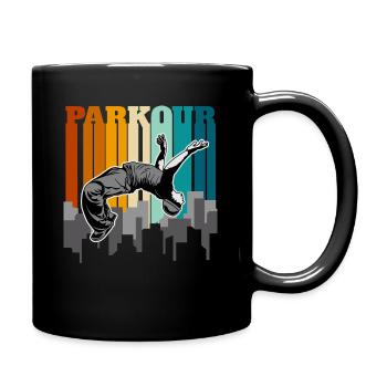 Parkour Urbain - Mug uni - noir - Droite