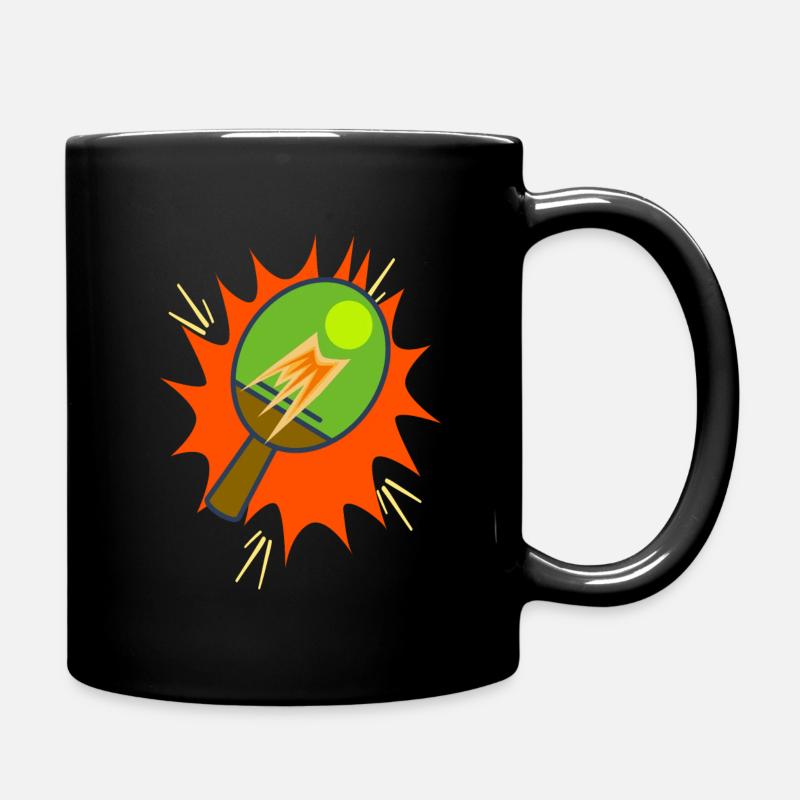Table tennis – a sport for everyone! - Full Colour Mug - black