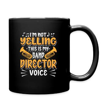 Directeur de la fanfare - Mug uni - noir - Droite