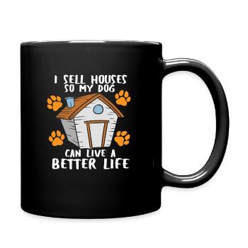 Realtor Real Estate Agent - Full Colour Mug - black - Right