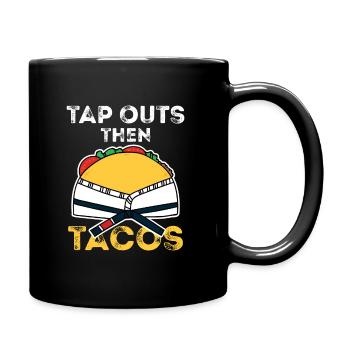 Tap Outs Tacos I BJJ Jiu Jitsu Brésilien - Mug uni - noir - Droite